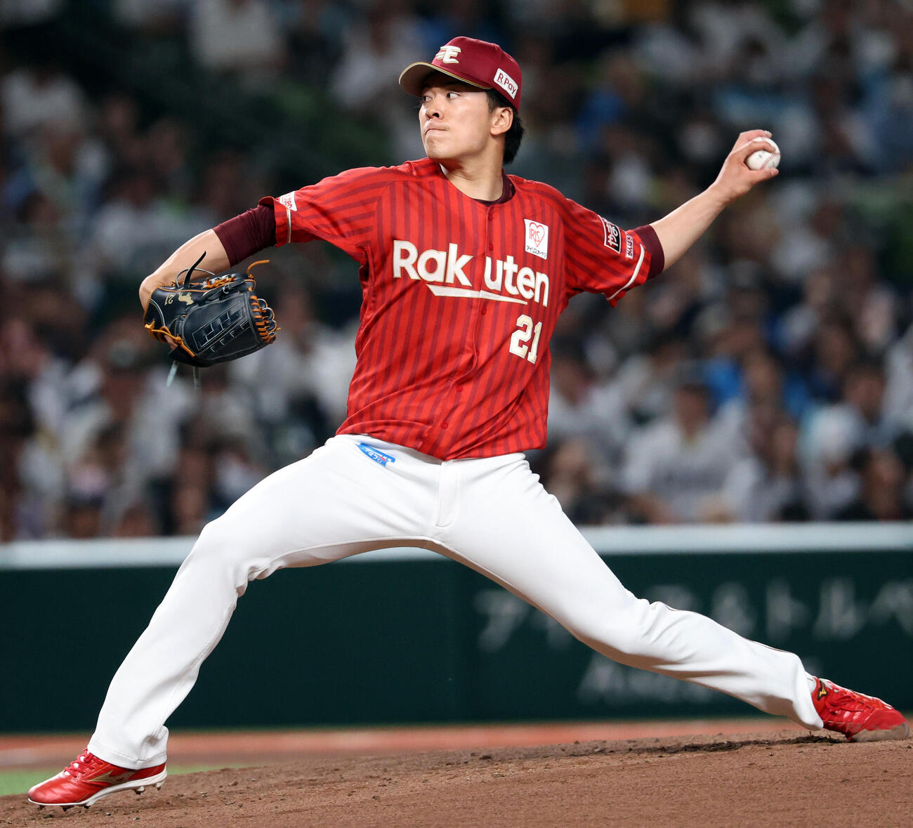 西武対楽天　楽天先発の早川隆久（撮影・浅見桂子）