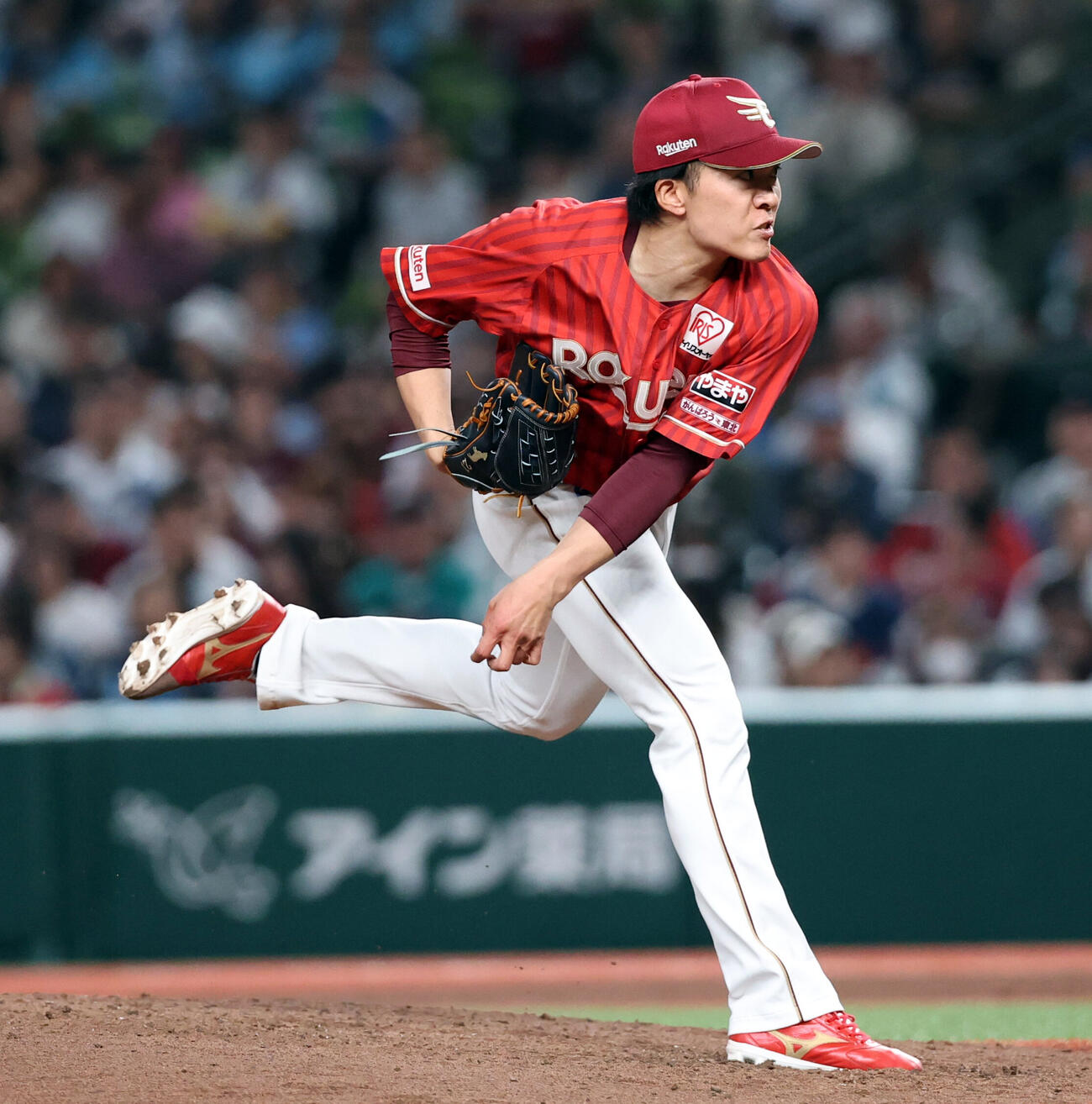 西武対楽天　力投を続ける楽天先発の早川隆久（撮影・浅見桂子）