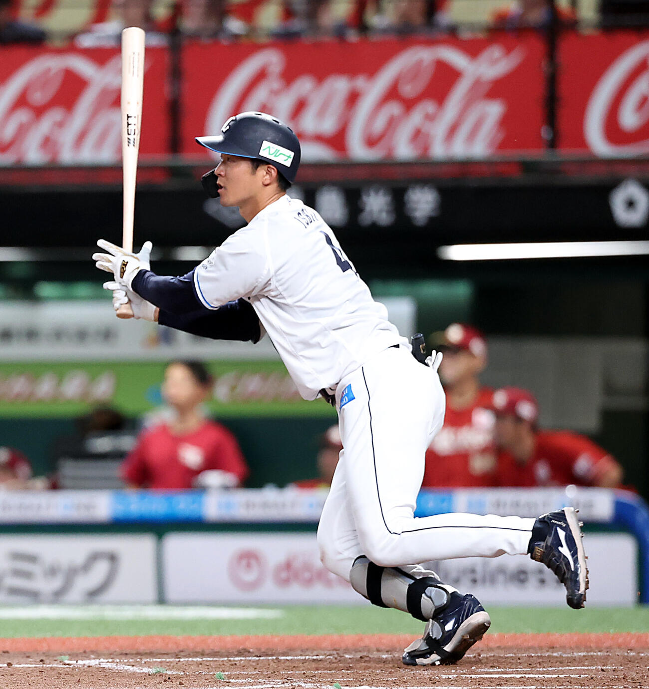 西武対楽天　5回裏西武1死、石井一成はソロ本塁打を放つ（撮影・浅見桂子）