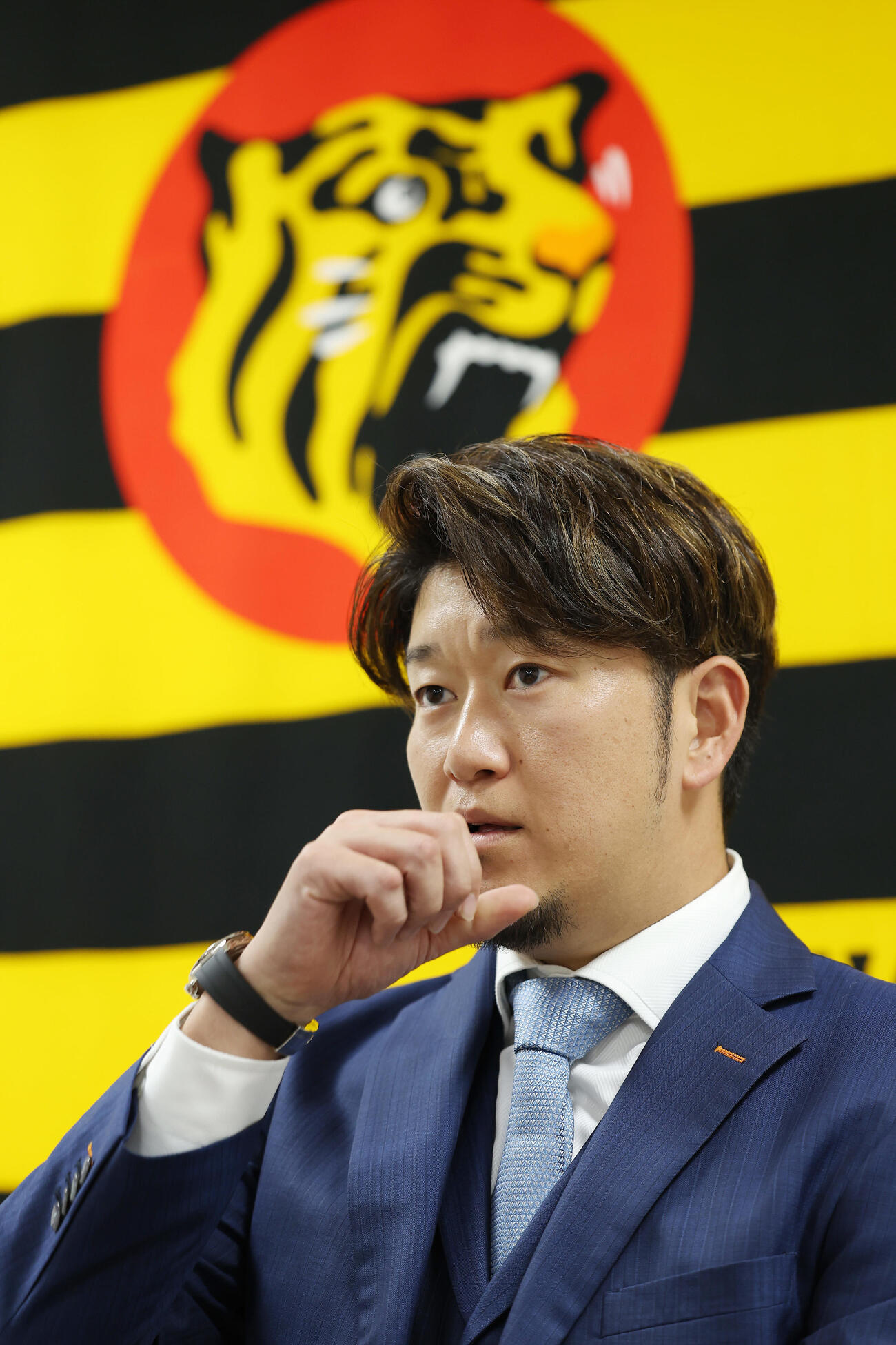 阪神岩貞祐太（25年11月撮影）
