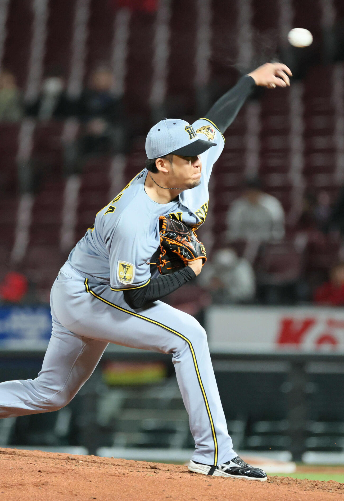 阪神岩貞祐太のピッチング（2026年4月撮影）