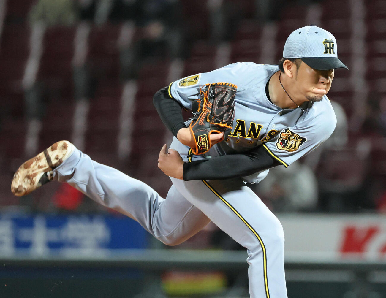 阪神岩貞祐太（2026年4月撮影）