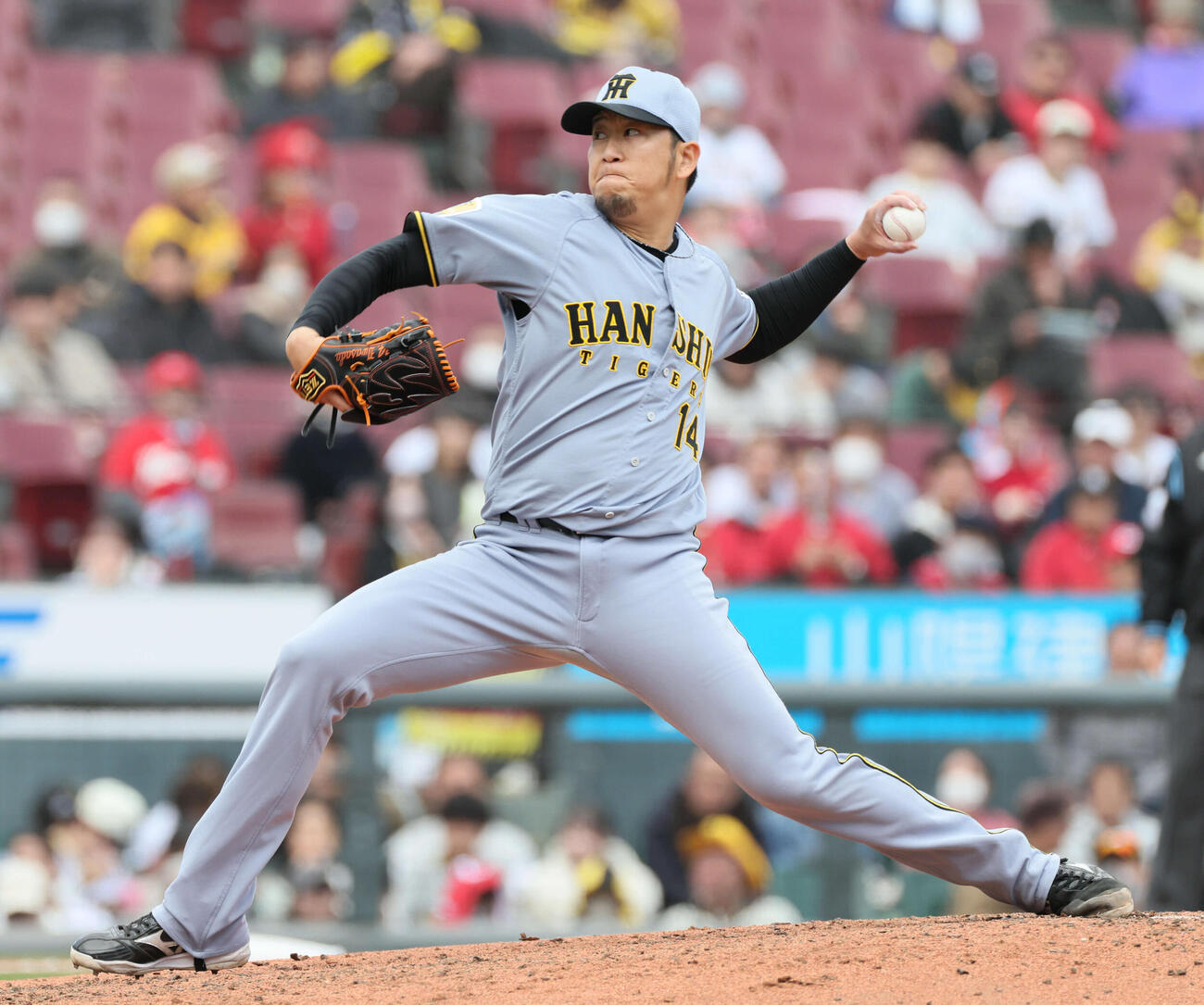 阪神岩貞祐太（2026年3月撮影）