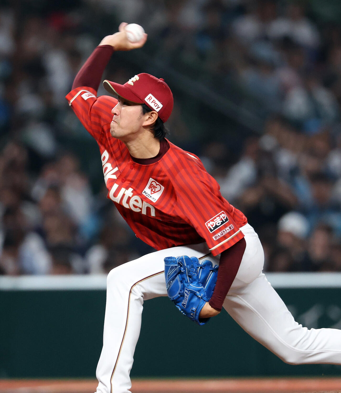 西武対楽天　楽天先発の岸孝之（撮影・浅見桂子）