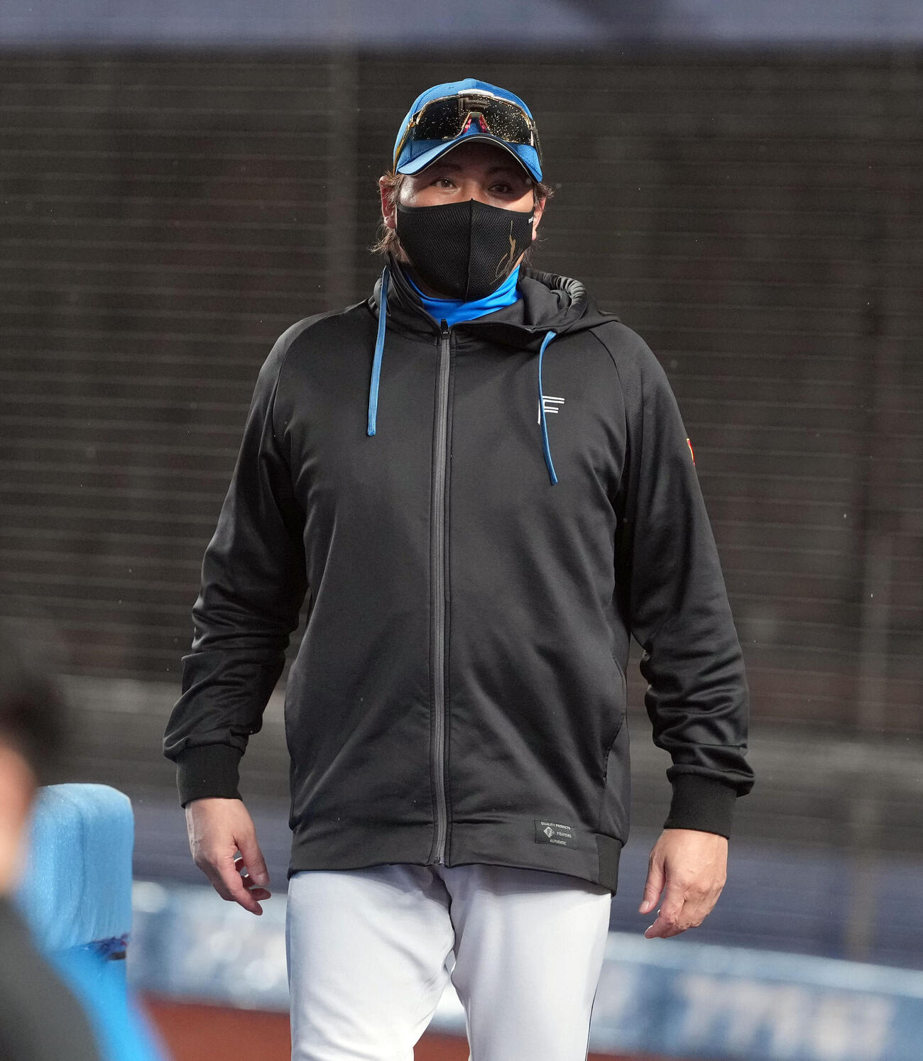 ロッテ対日本ハム　ロッテに勝利した新庄剛志監督（撮影・たえ見朱実）