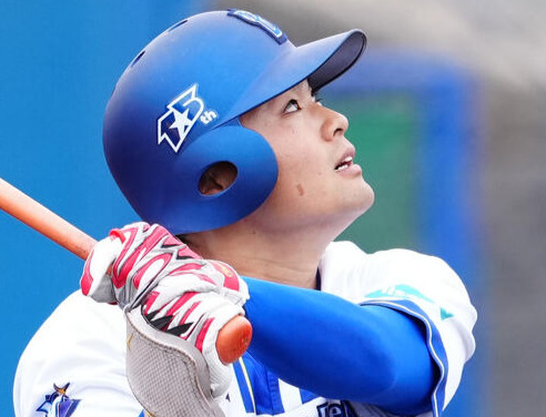 DeNA小笠原蒼（2026年2月撮影）