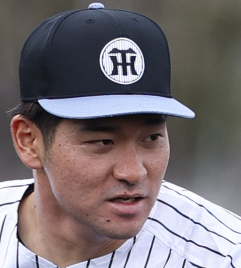 阪神伊藤稜（2026年2月撮影）