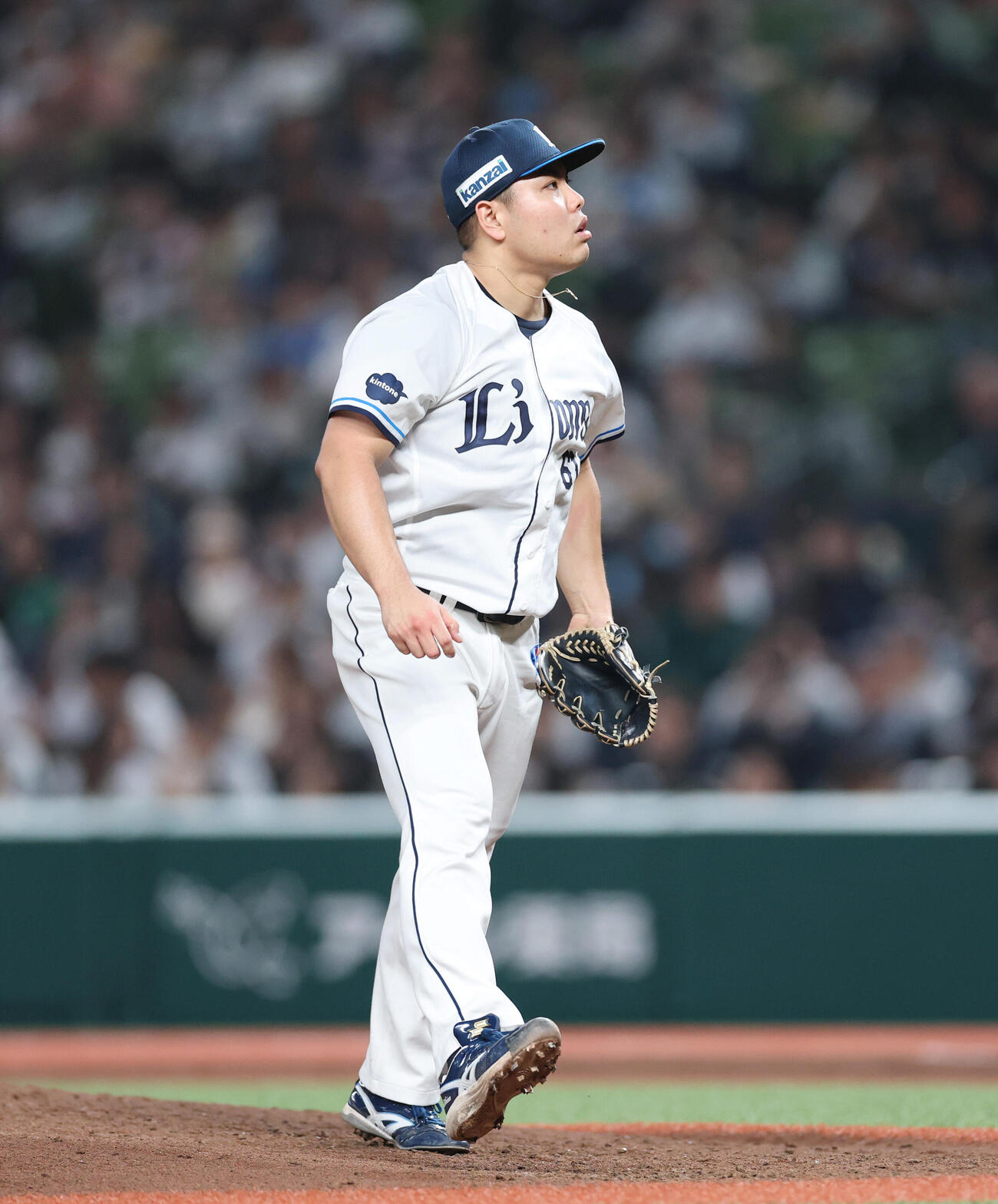 西武オリックス　4回表を無失点に抑える平良海馬（撮影・増田悦実）