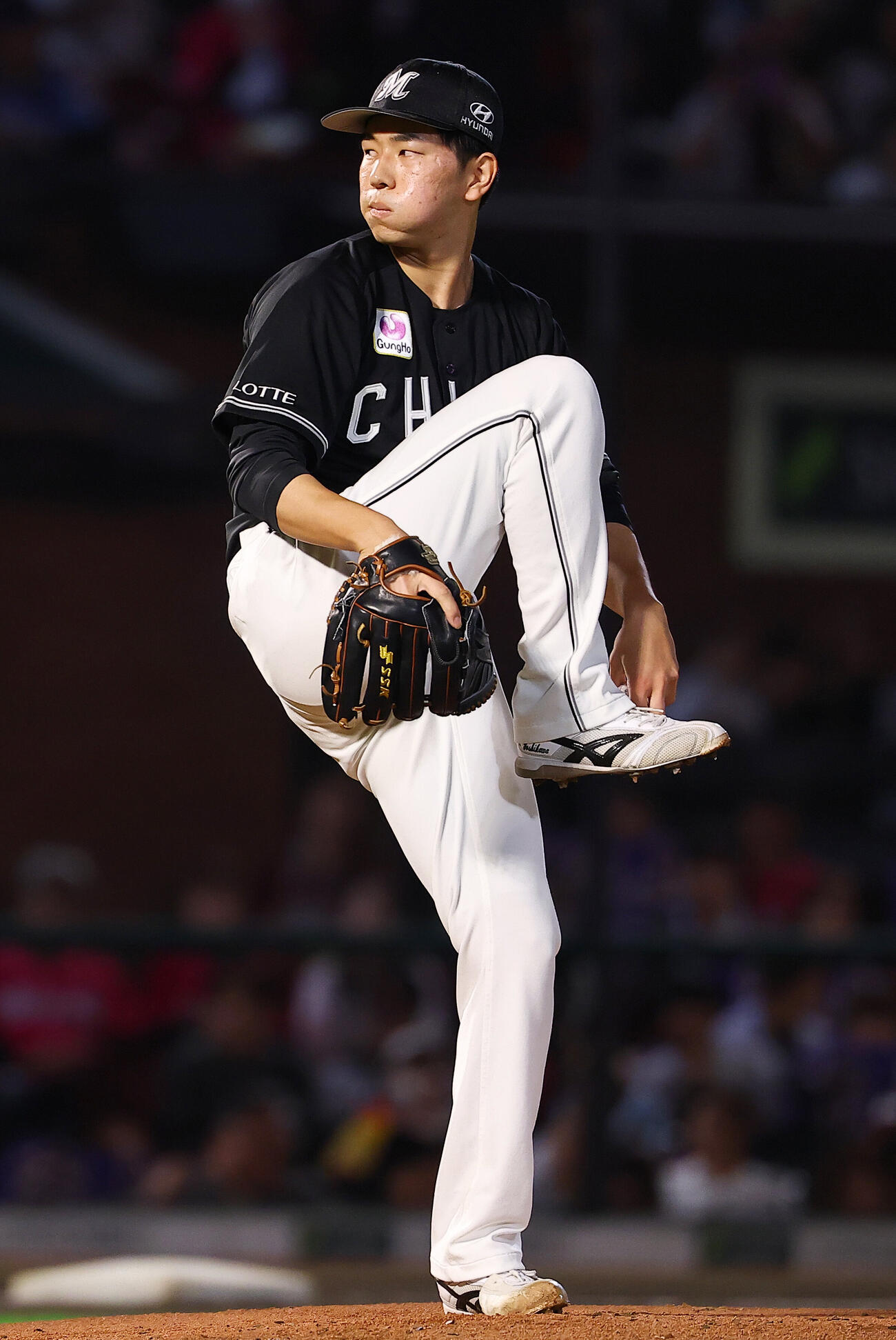 楽天対ロッテ　ロッテ先発の吉川悠斗（撮影・野上伸悟）