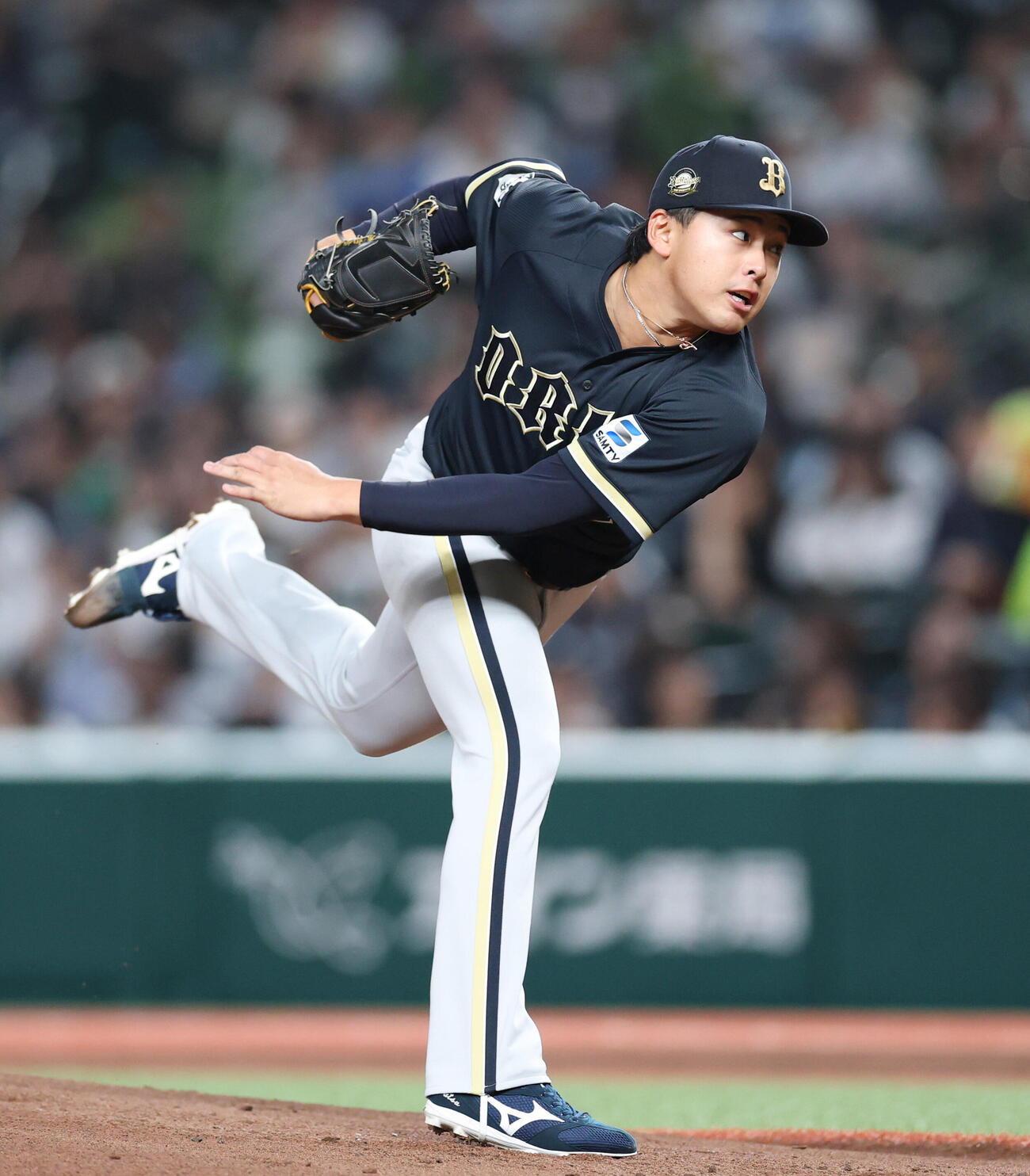 西武オリックス　先発し力投するオリックス東松快征（撮影・増田悦実）