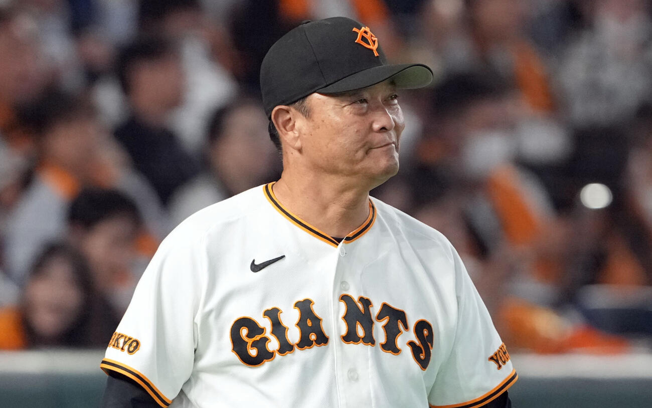 巨人橋上秀樹監督代行（2026年9月撮影）