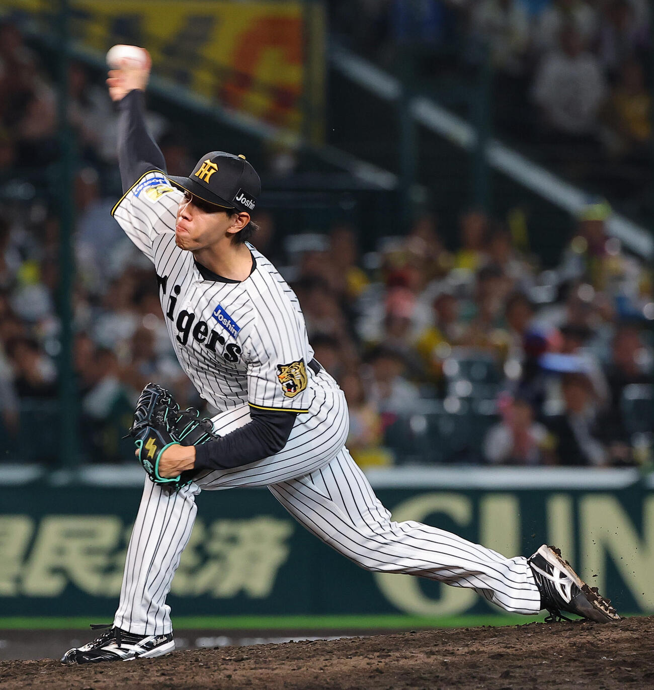 阪神対ヤクルト　阪神2番手の工藤泰成（撮影・上田博志）