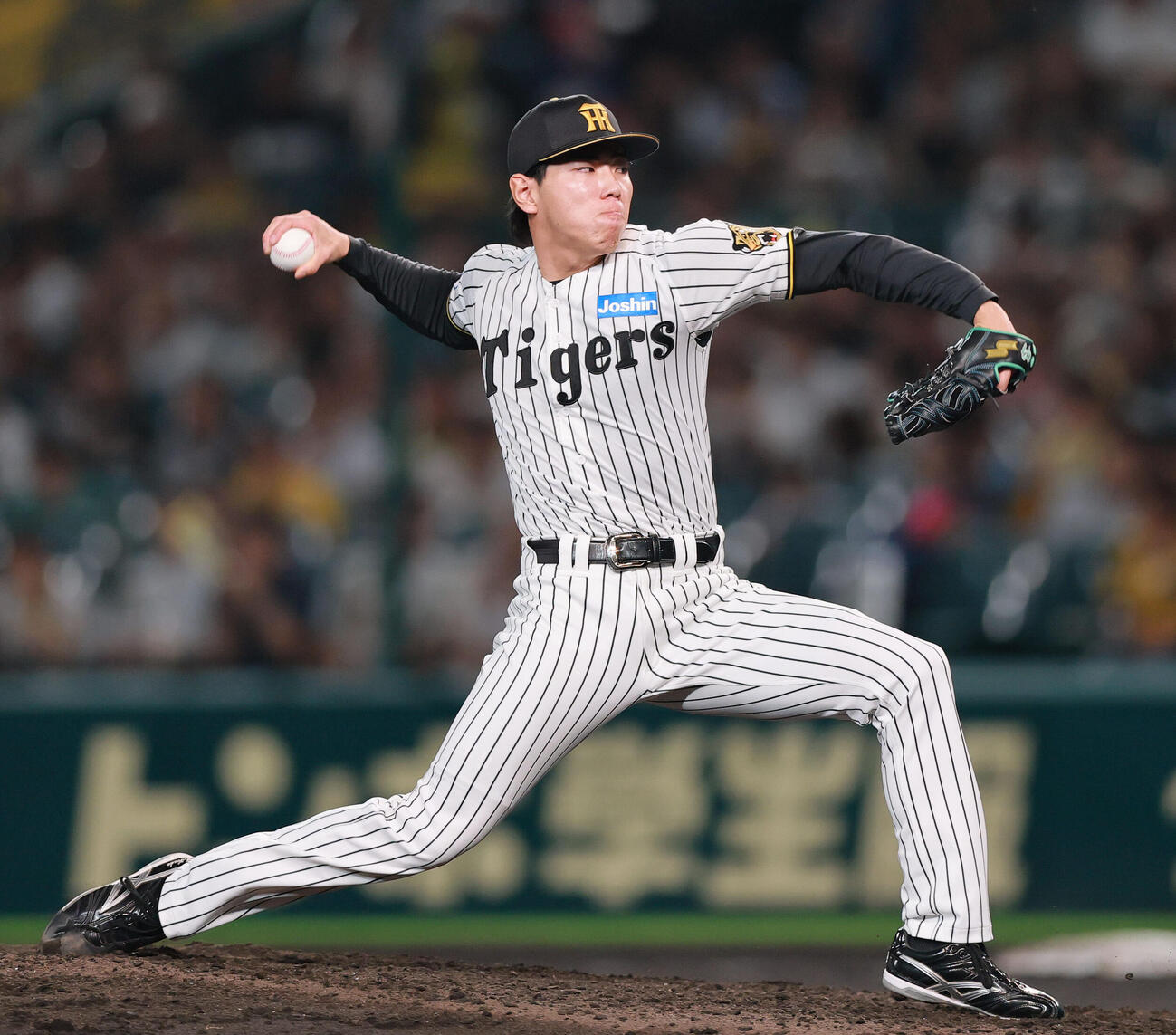 阪神対ヤクルト　9回表に登板する阪神工藤泰成（撮影・上山淳一）