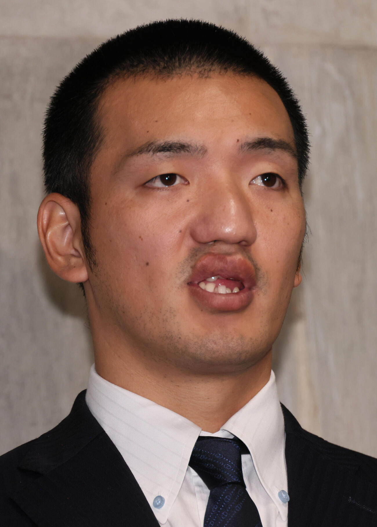 戦力外通告された広島矢野雅哉（撮影・加藤孝規）