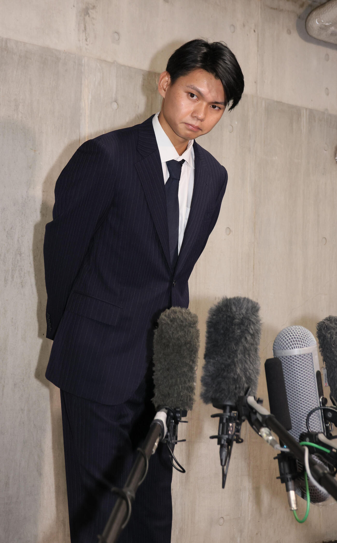 戦力外通告された広島前川誠太（撮影・加藤孝規）