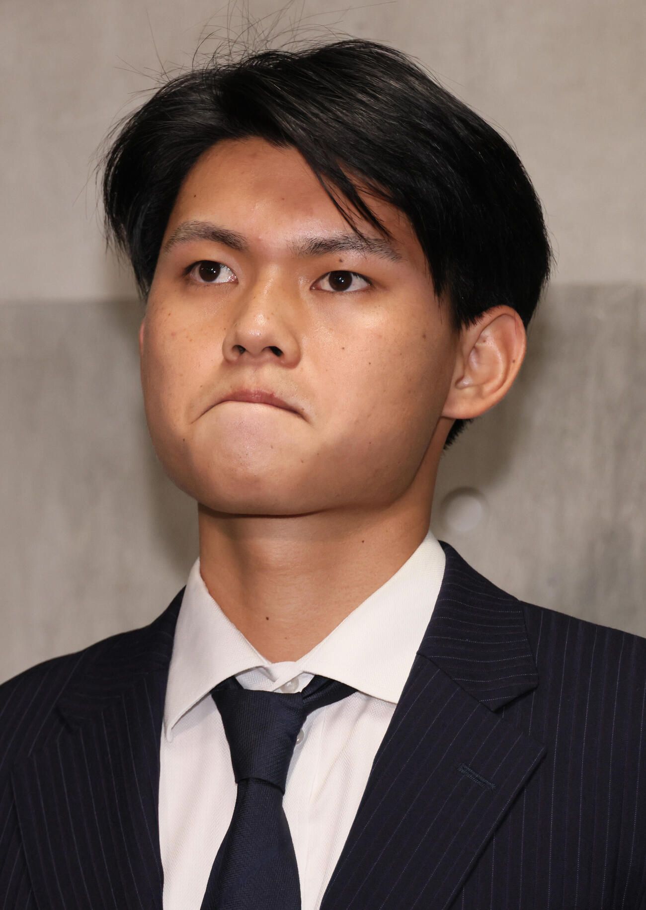 戦力外通告された広島前川誠太（撮影・加藤孝規）