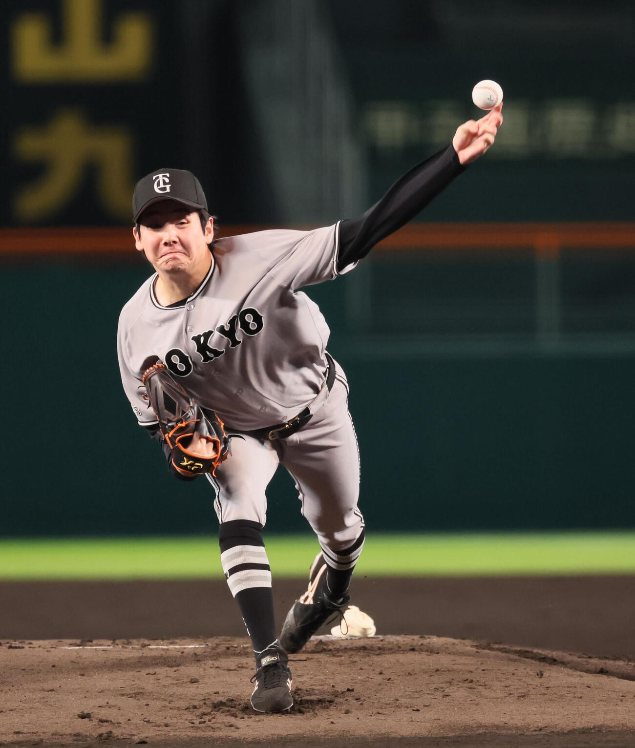 阪神対巨人　巨人先発の竹丸和幸（撮影・宮崎幸一）