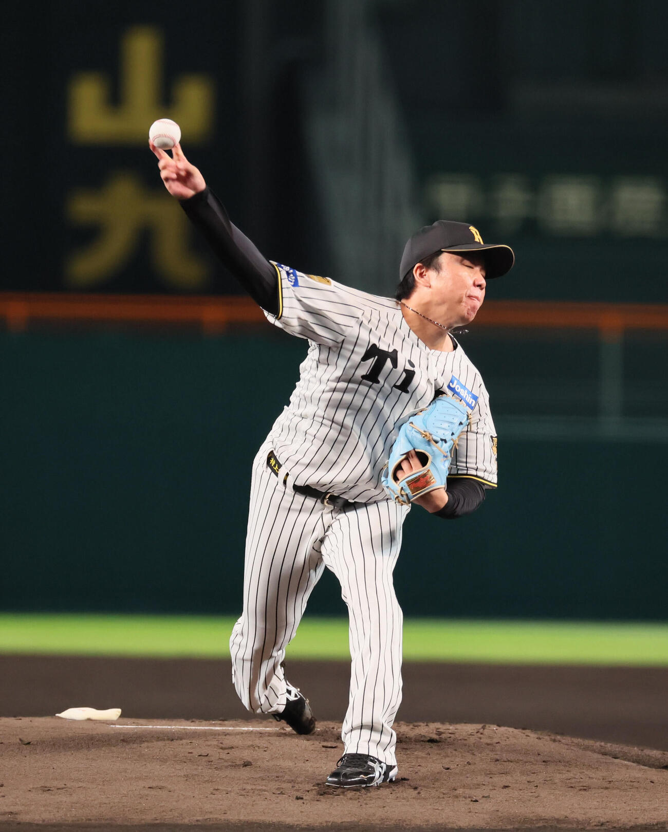 阪神対巨人　阪神先発の村上頌樹（撮影・宮崎幸一）