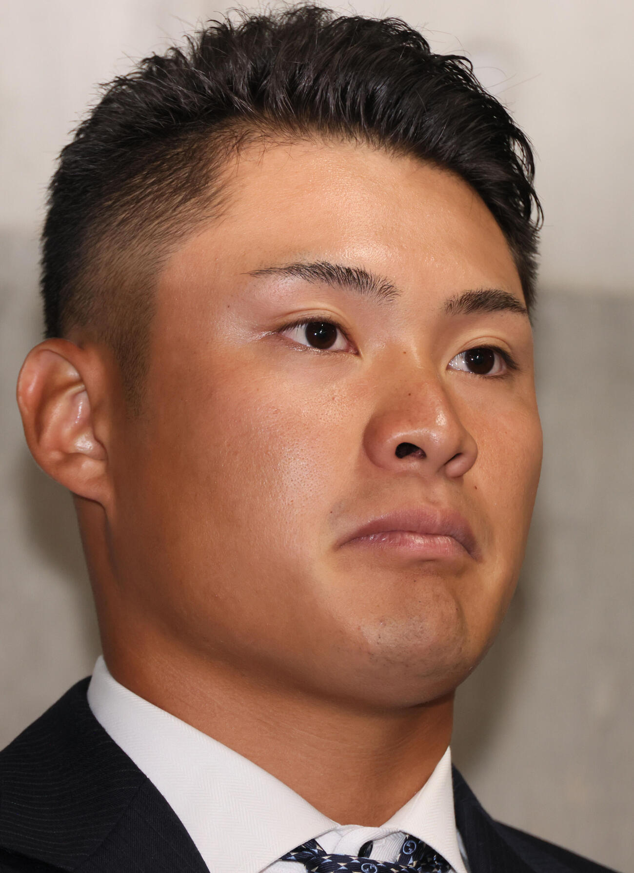 戦力外通告された広島田村俊介（撮影・加藤孝規）