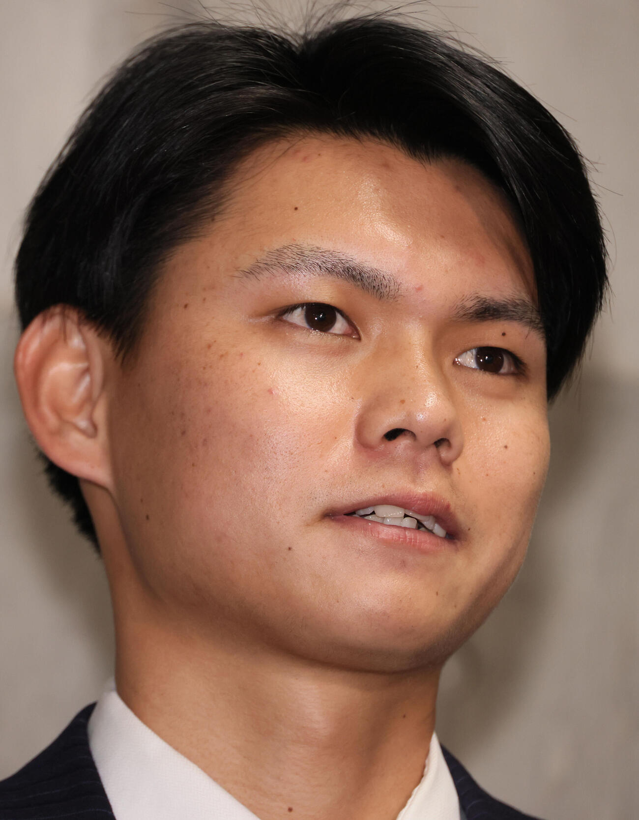 戦力外通告された広島前川誠太（撮影・加藤孝規）