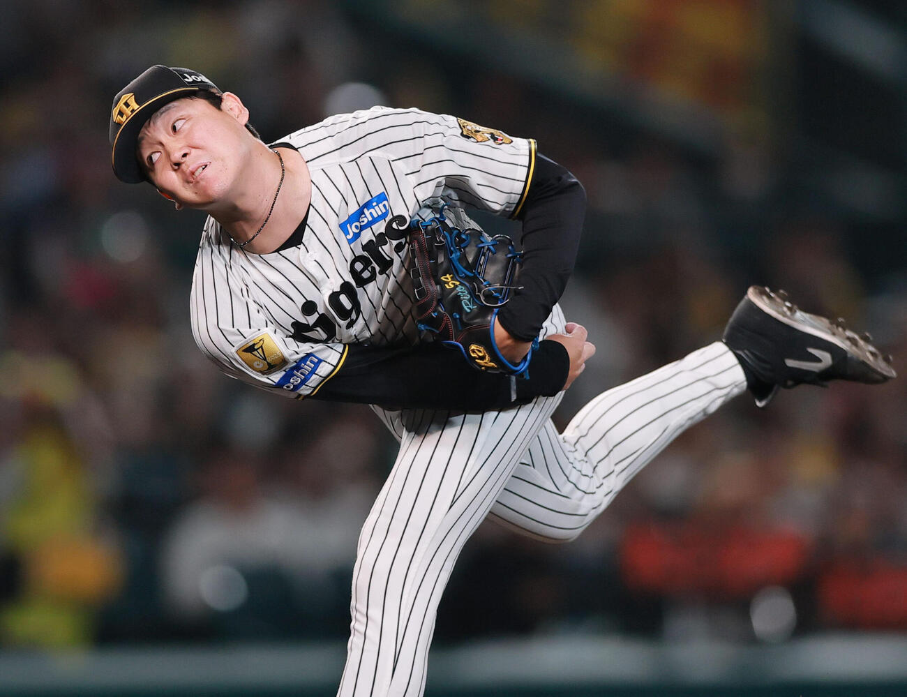 阪神対巨人　6回表に登板する阪神木下里都（撮影・上山淳一）