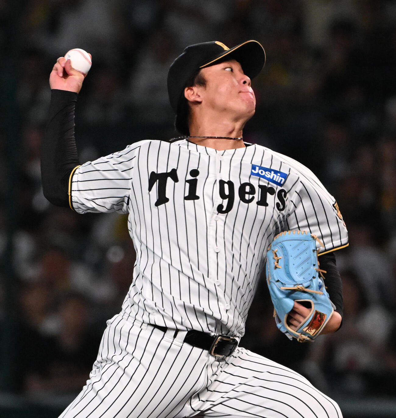 阪神対巨人　阪神先発の村上頌樹（撮影・石井愛子）