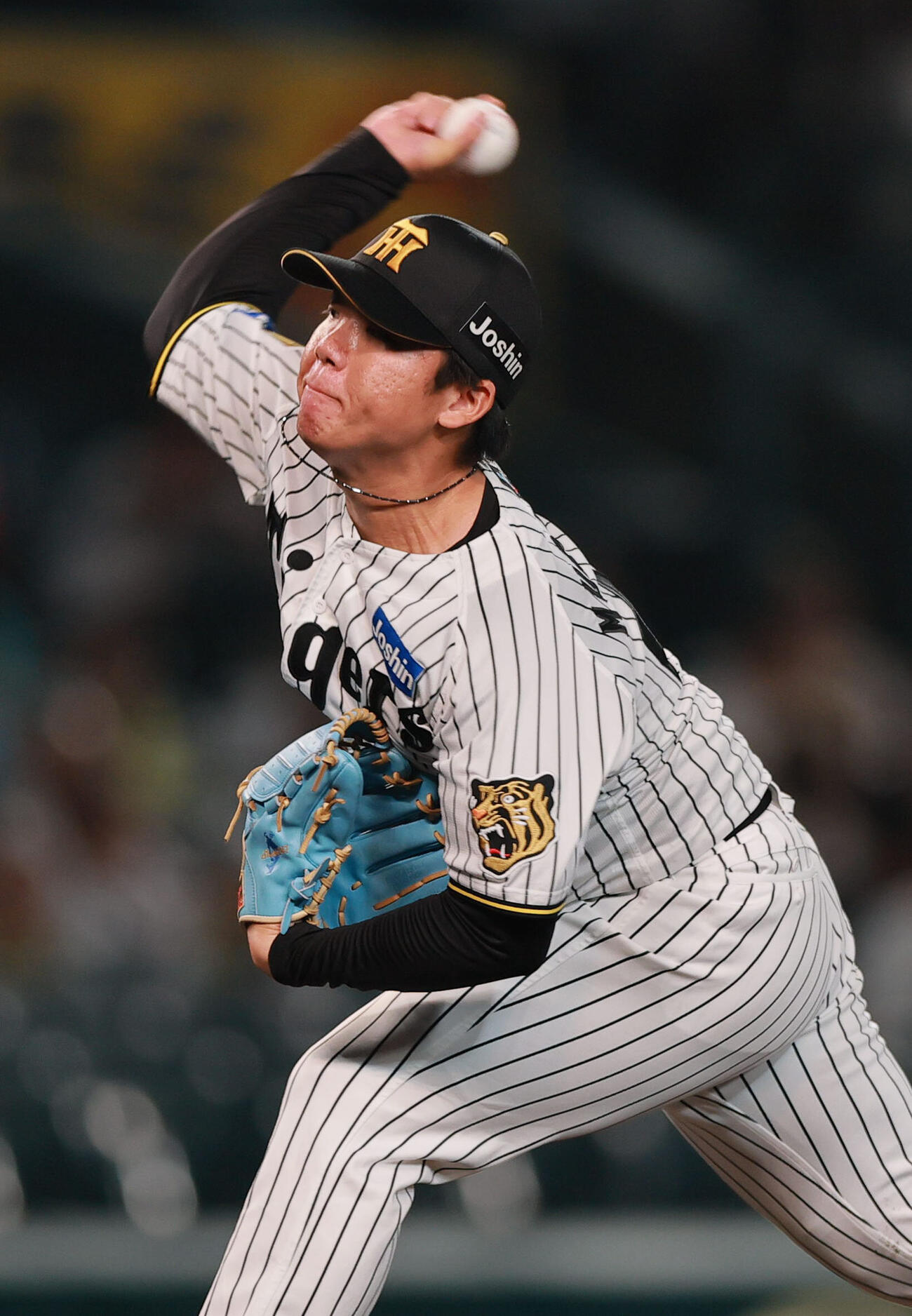 阪神対巨人　阪神先発の村上頌樹（撮影・上山淳一）