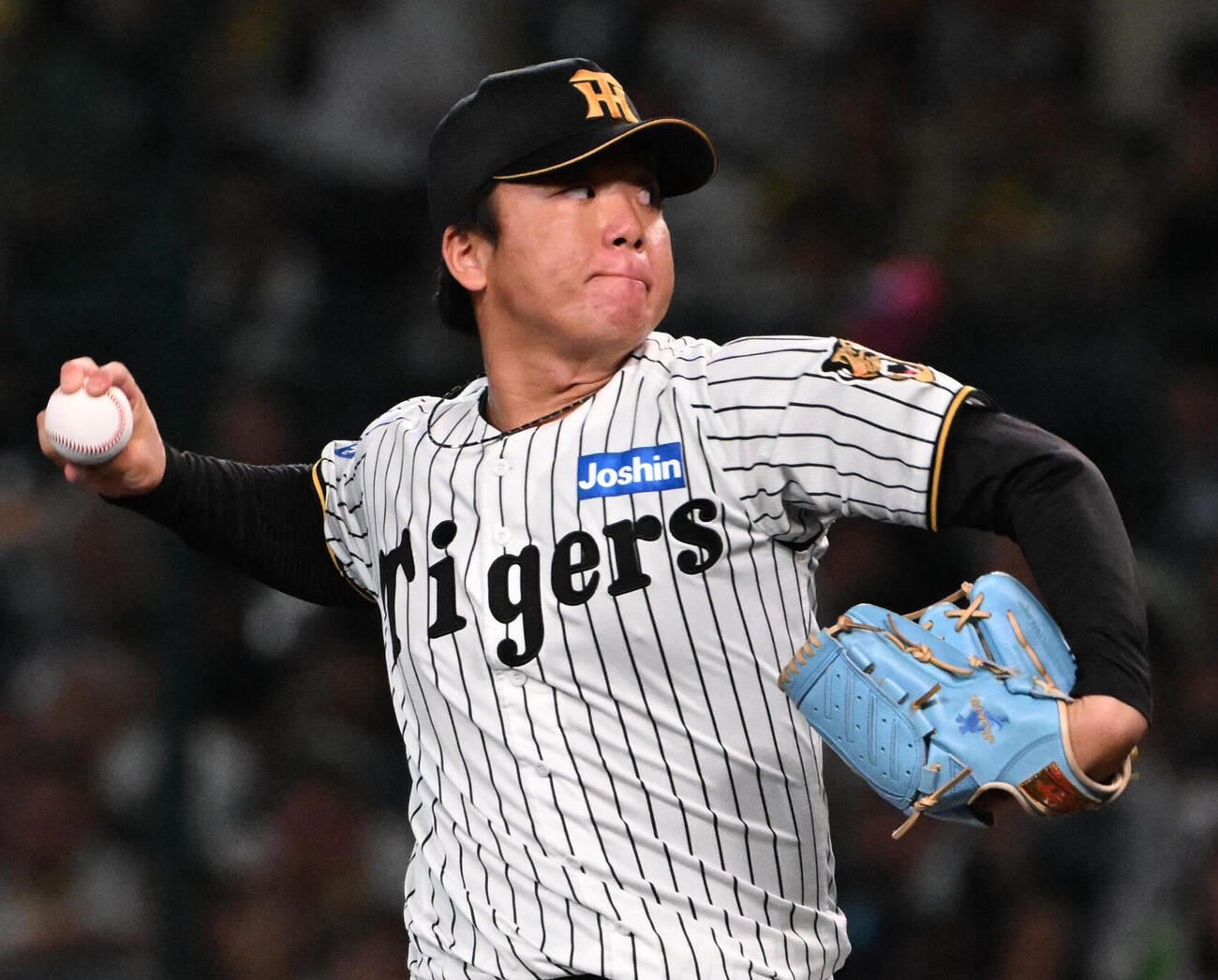 阪神村上頌樹（2026年10月撮影）