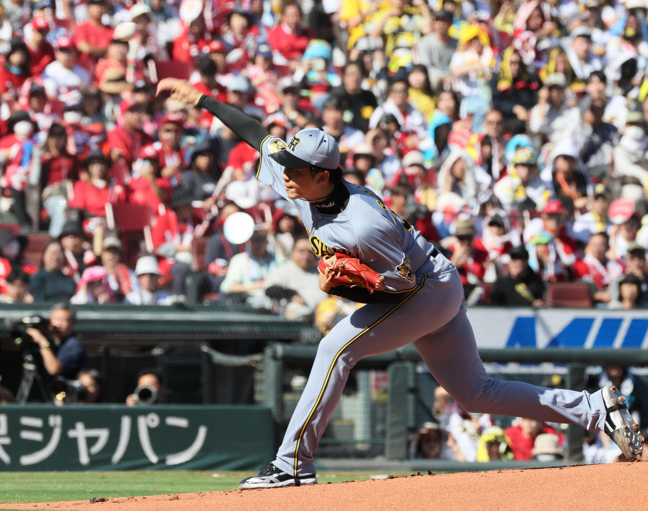 広島対阪神　阪神先発の才木浩人（撮影・加藤孝規）