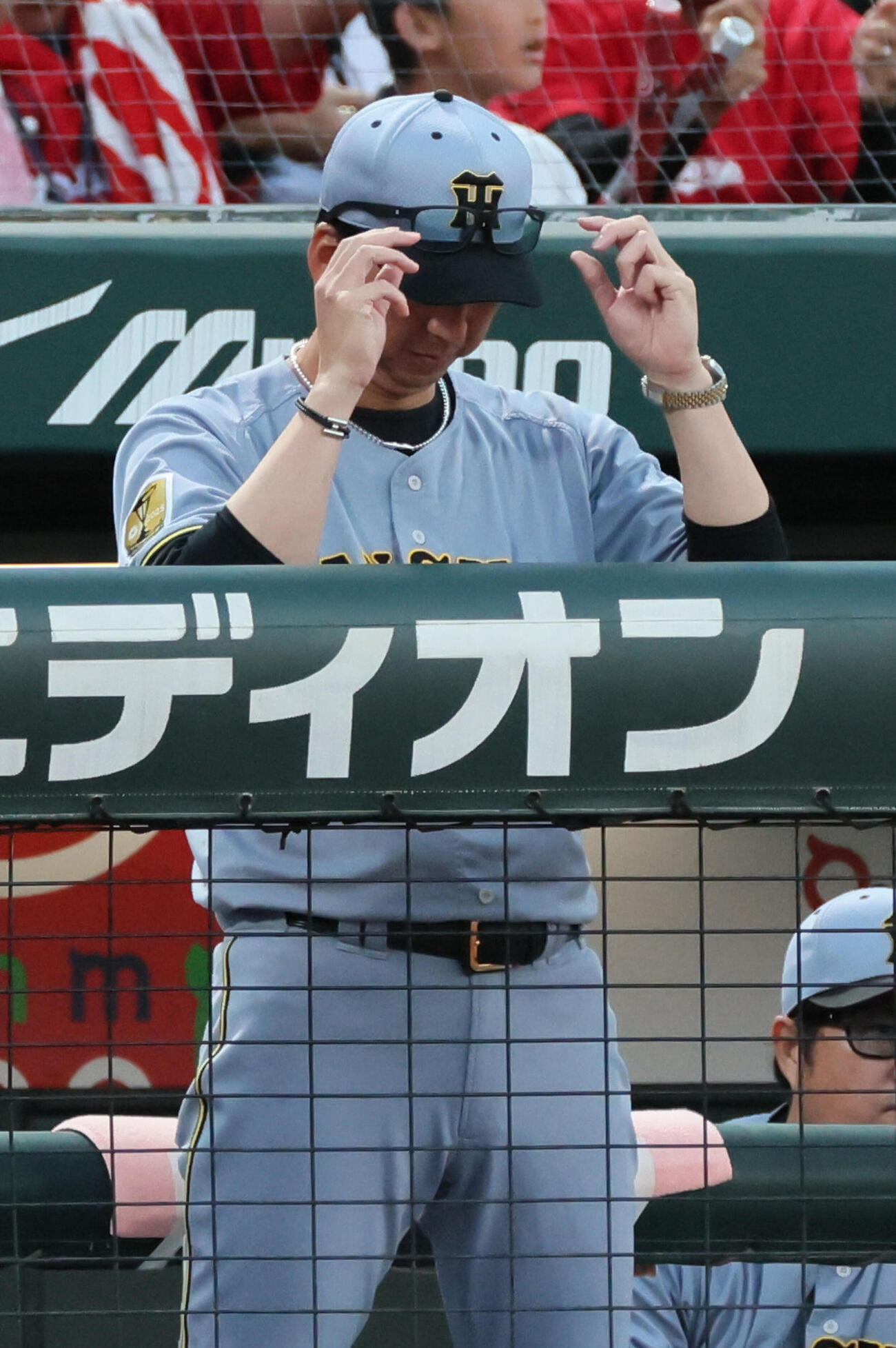 広島対阪神　広島に敗れた阪神藤川球児監督（撮影・加藤孝規）