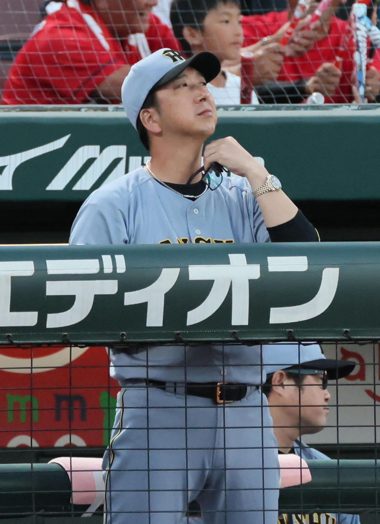 広島対阪神　広島に敗れた阪神藤川球児監督（撮影・加藤孝規）