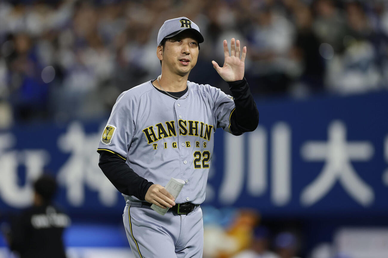 DeNA対阪神　DeNA戦に臨む阪神藤川球児監督（撮影・前田充）