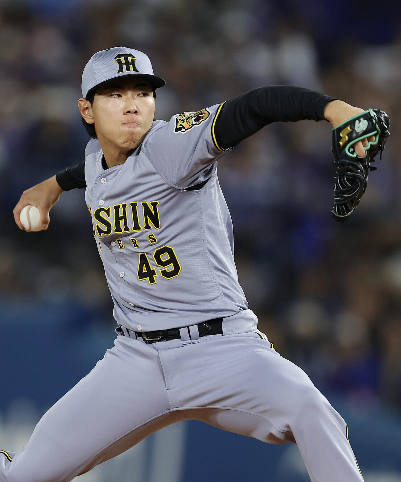 DeNA対阪神　阪神7番手の工藤泰成（撮影・前田充）