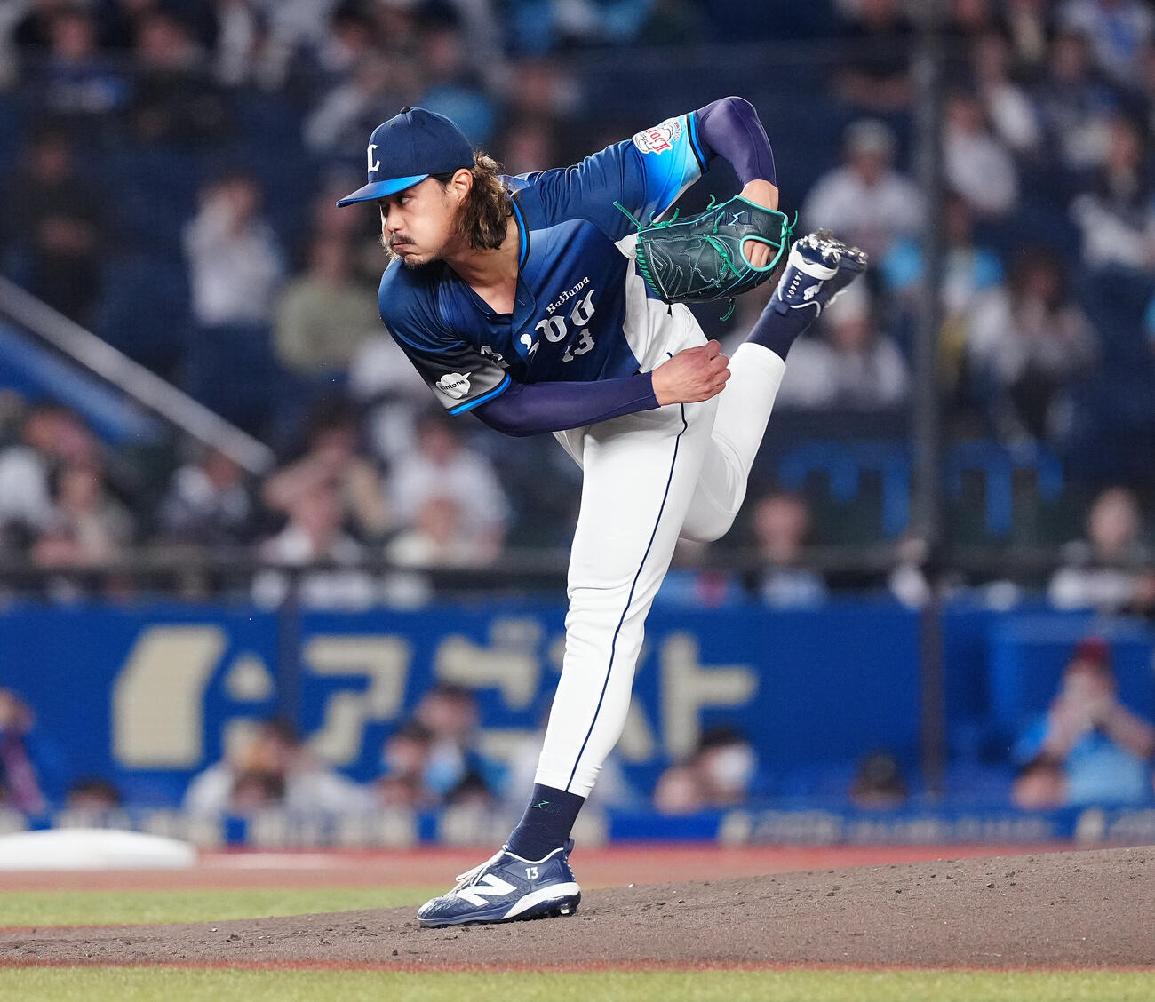 ロッテ対西武　先発し力投する西武高橋光成（撮影・鈴木みどり）