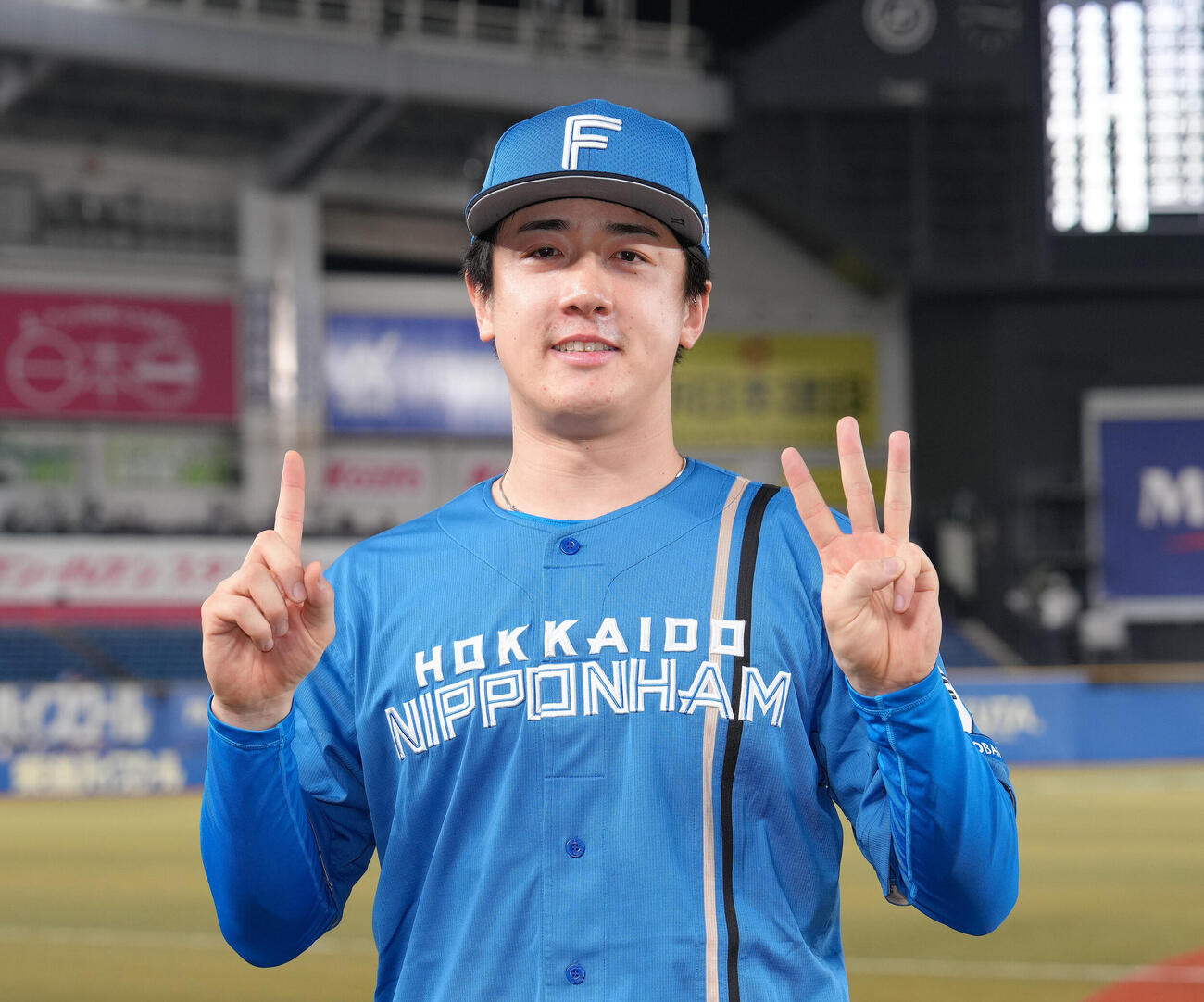13勝目を挙げた日本ハム北山亘基（2026年10月撮影）