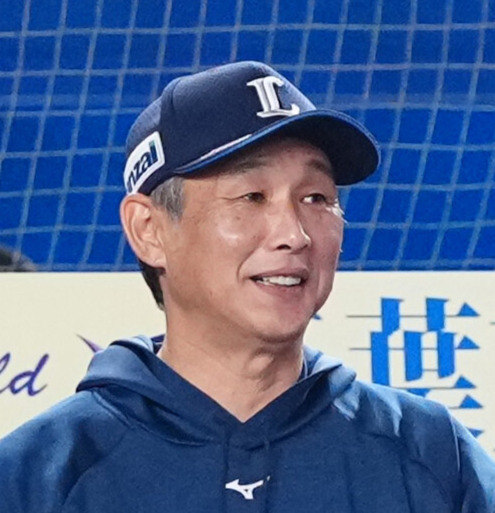 西武西口文也監督（2026年10月5日撮影）