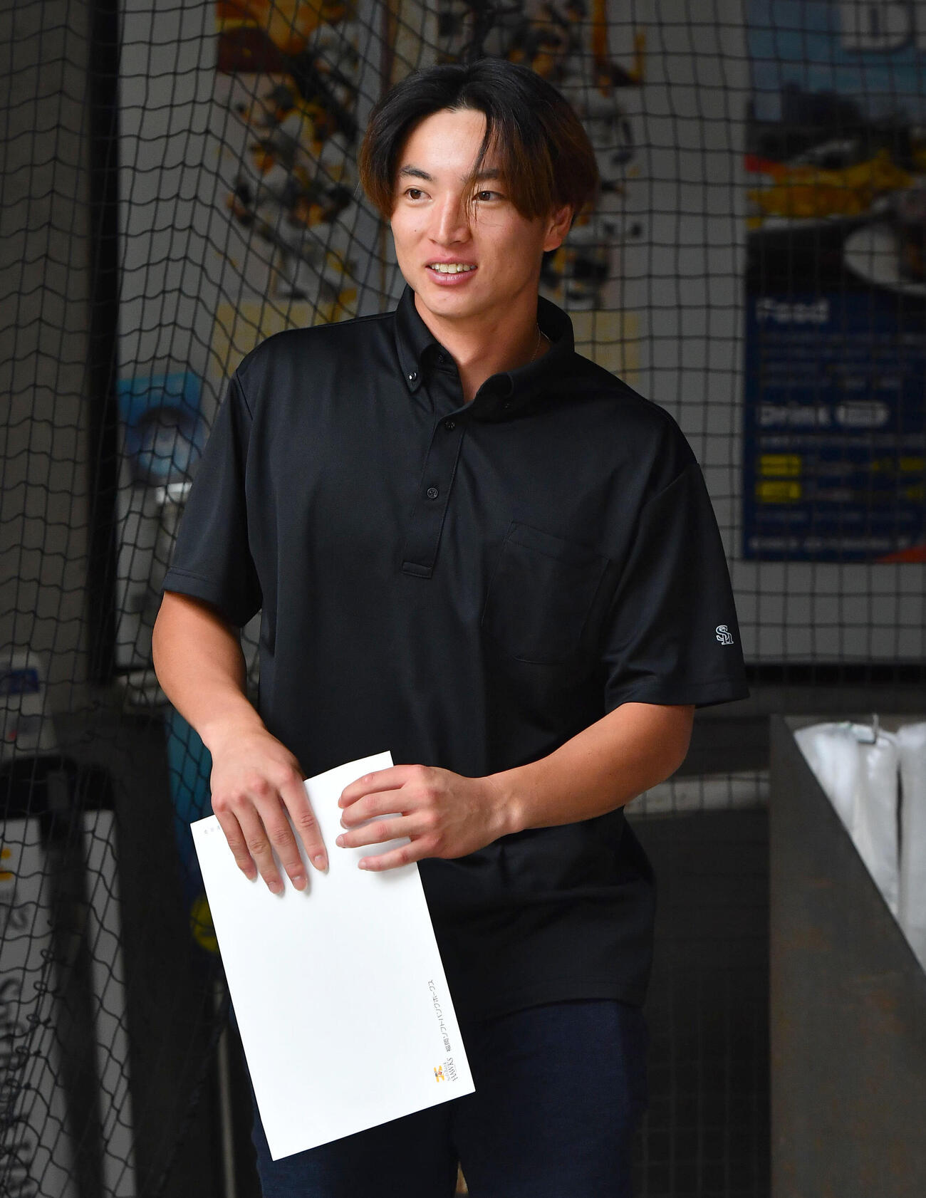 戦力外通告を受けたソフトバンク桑原秀侍（撮影・岩下翔太）