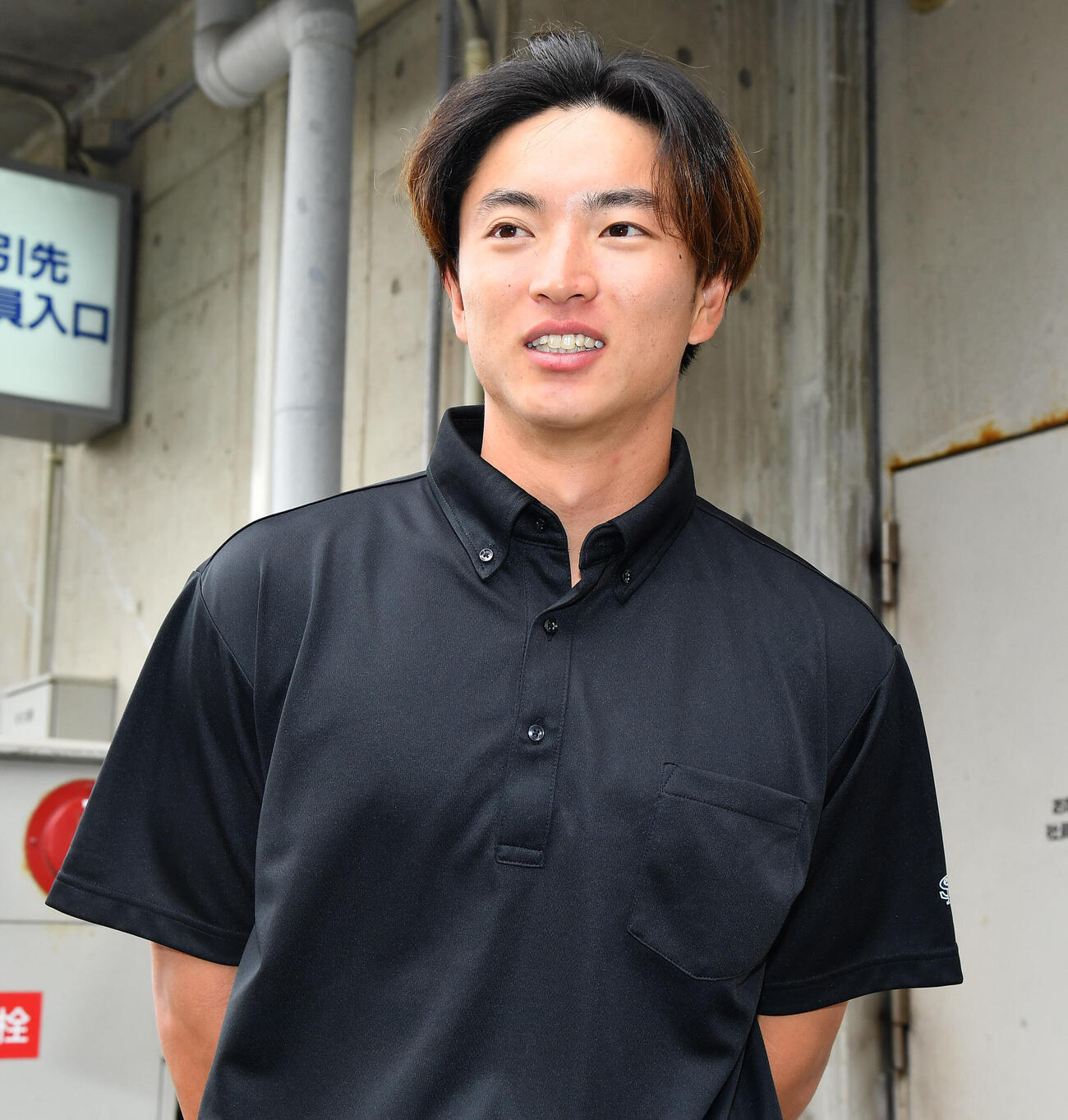 戦力外通告を受けたソフトバンク桑原秀侍（撮影・岩下翔太）