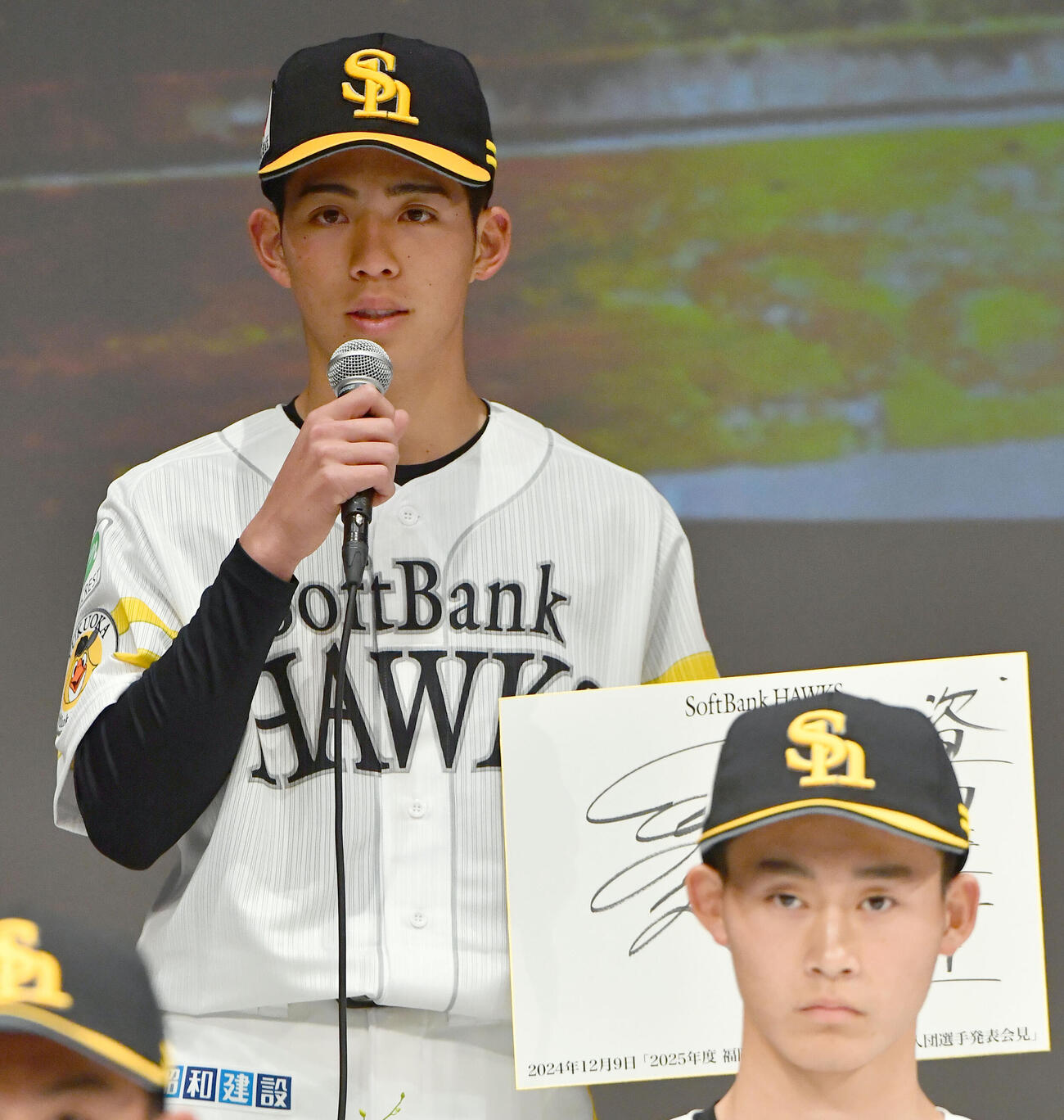 ソフトバンク育成の木下勇人（2024年12月撮影）