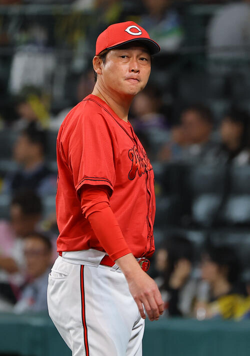 【広島】連勝ストップに新井貴浩監督「真っすぐがいつもよりきているから」阪神大竹に打線が沈黙