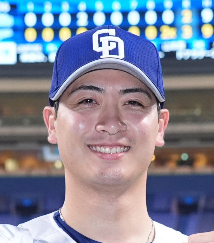侍ジャパンに選出された中日吉田聖弥（2026年7月撮影）