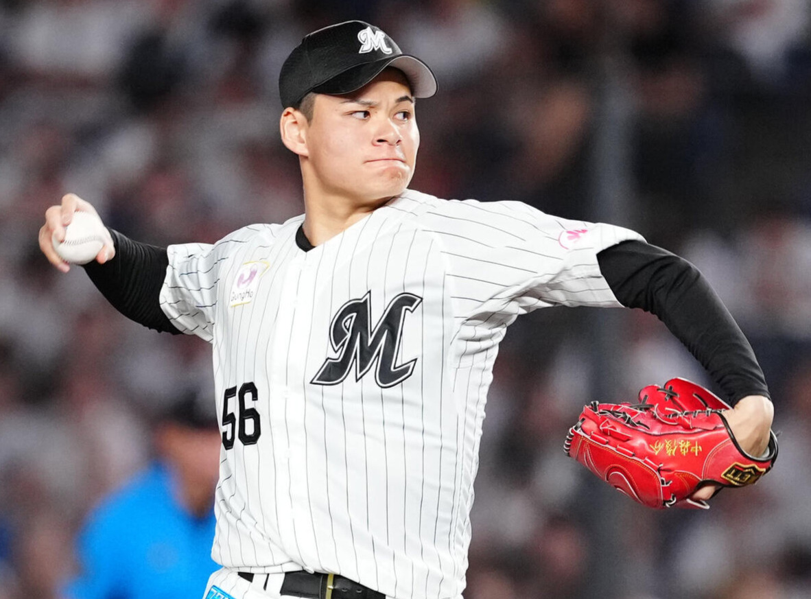 ロッテ中森俊介（2026年8月撮影）