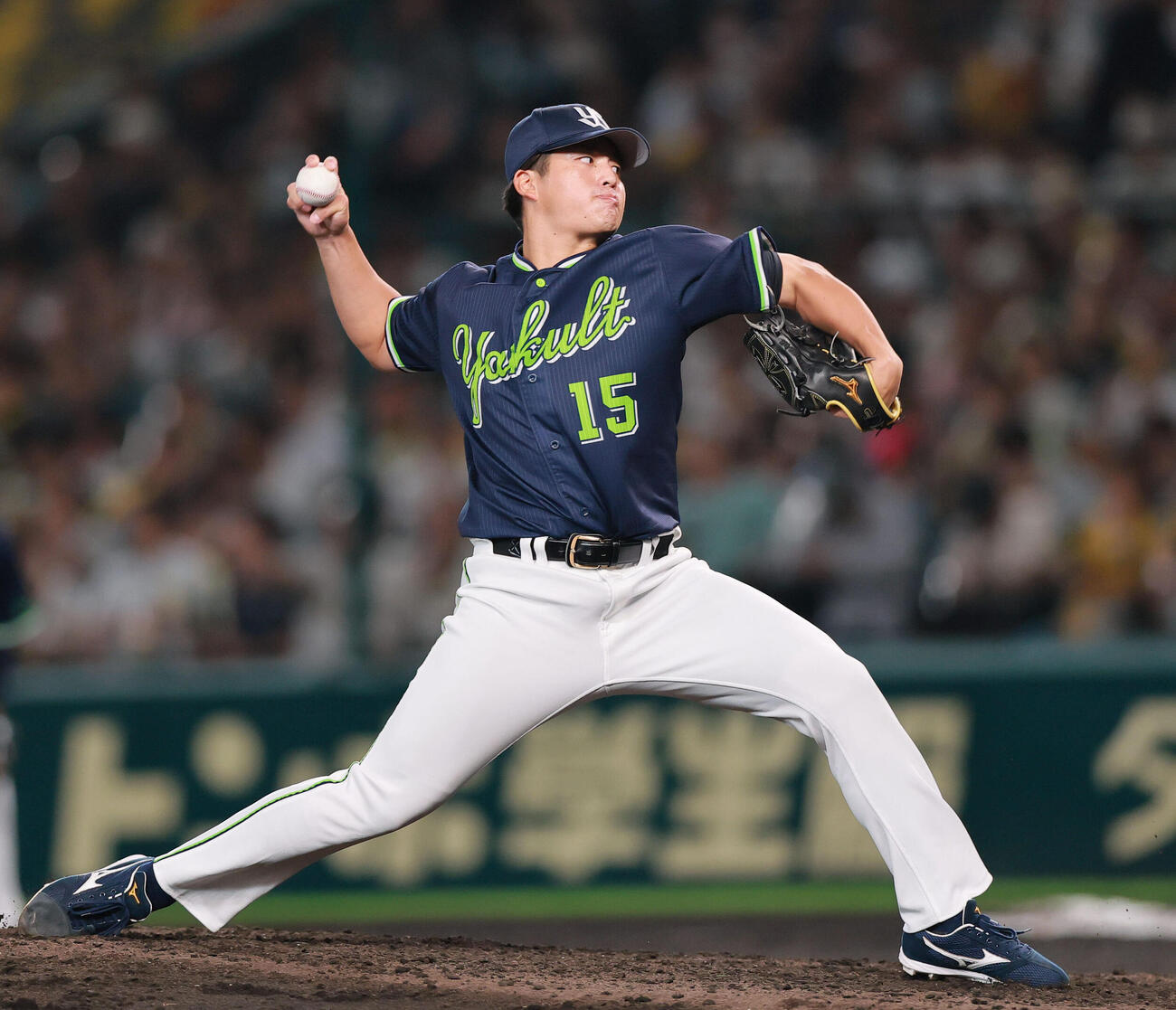 ヤクルト中村優斗（2026年9月30日撮影）