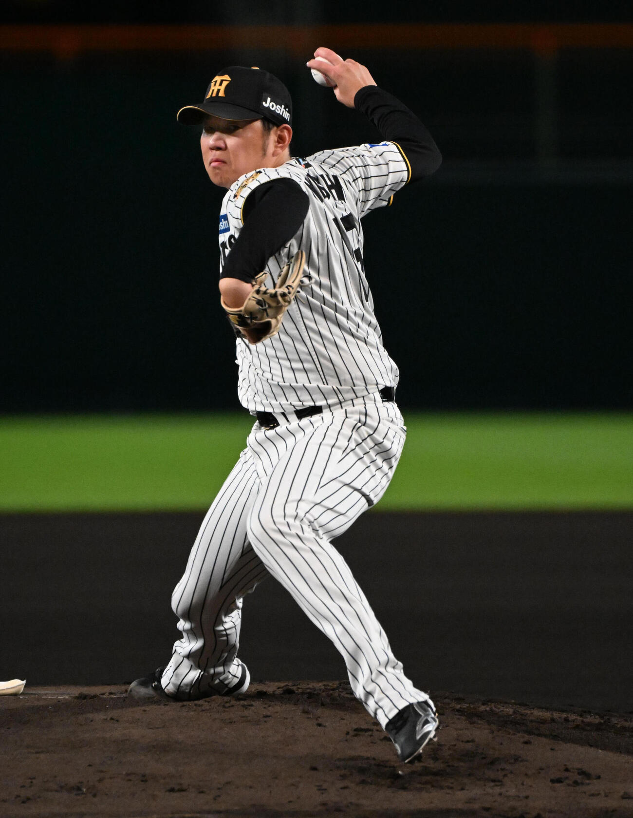 阪神対広島　阪神先発の西勇輝（撮影・石井愛子）