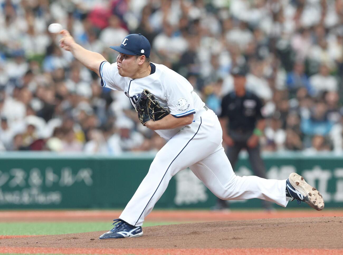 西武対日本ハム　西武先発の平良海馬（撮影・黒川智章）