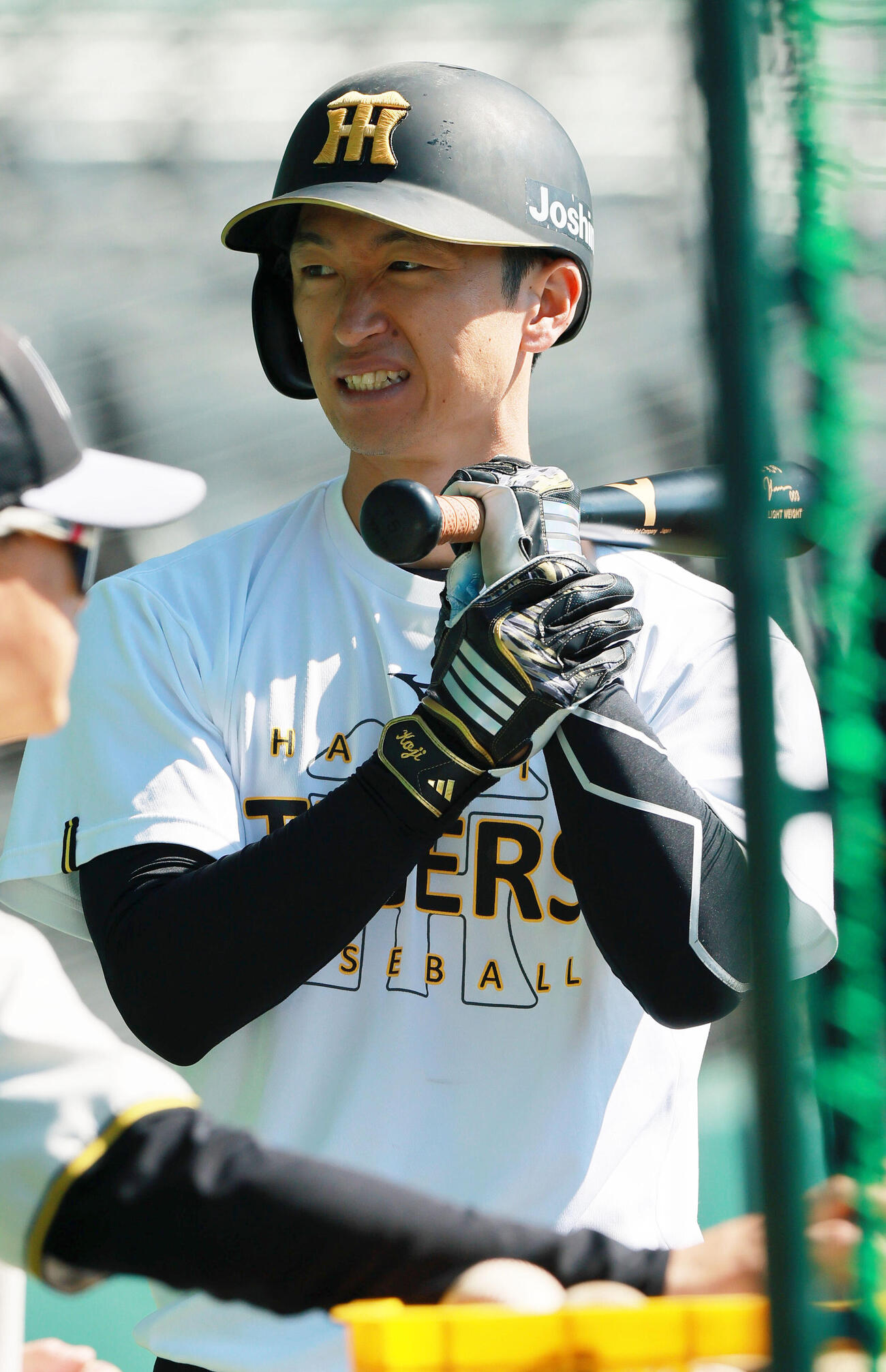 全体練習に励む阪神近本光司（撮影・上山淳一）