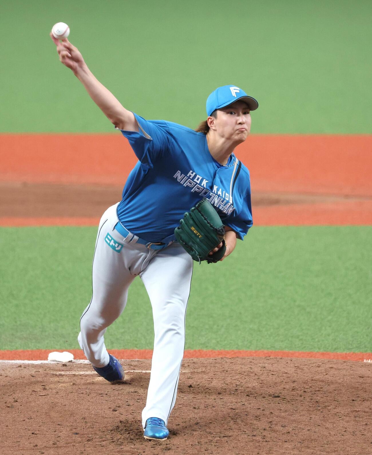 西武対日本ハム　日本ハム先発の達孝太（撮影・黒川智章）