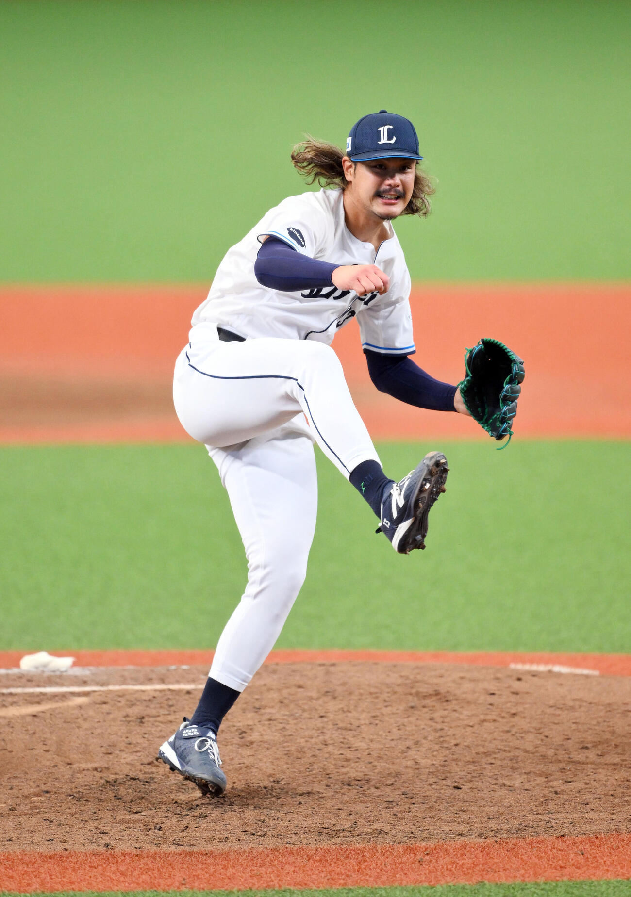 西武対日本ハム　先発で力投する西武高橋光成（撮影・滝沢徹郎）