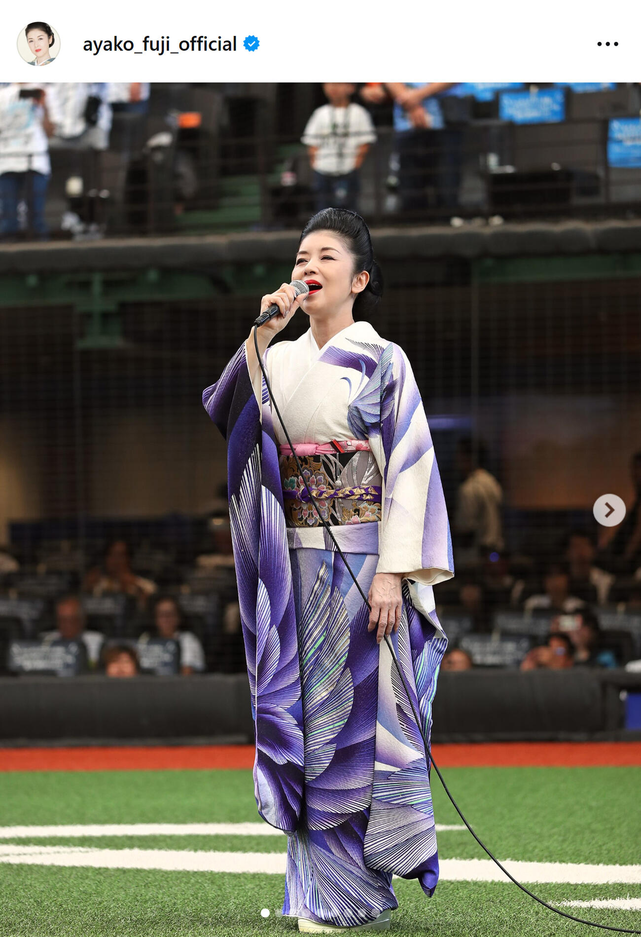 藤あや子のインスタグラムから