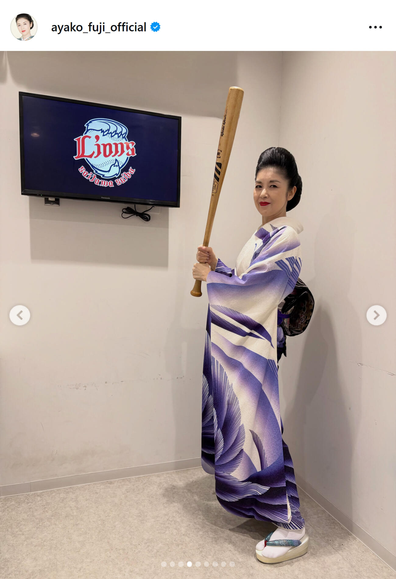 藤あや子のインスタグラムから